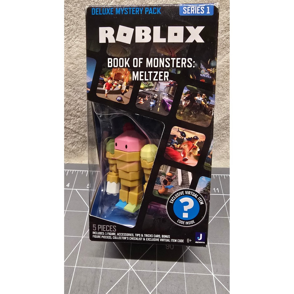 Roblox Deluxe Mystery Pack Series 1 Book of Monsters Meltzer Figure Virtual Code
